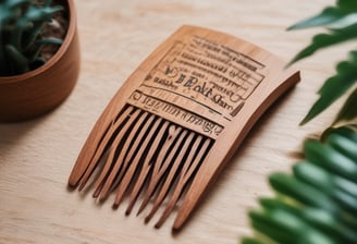 A bottle of beard oil with a silver dropper cap is displayed prominently. The label features an illustration of a bearded man and branding details. Beside it, a metallic clipper head is partially visible against a dark background.