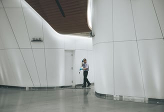 Bryte Cleaning’s exceptional airport cleaning services ensuring spotless and hygienic terminals