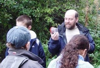 Graham talking to minibeast group