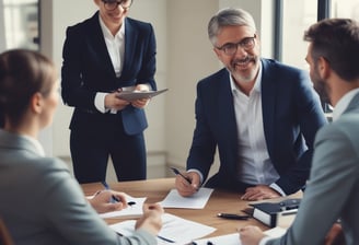 coffee mug near open folder with tax withholding paper