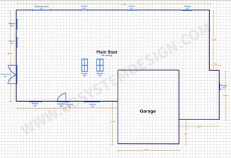 Floor plan and information needed for Rescheck report
