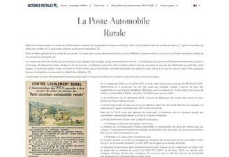 Poste Automobile Rurale