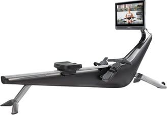 Hydrow Pro Rowing Machine with Immersive 22" HD Rotating Screen - Stows Upright | Live and On-Demand