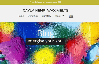 A colourful painting of Cayla Henri's Blog