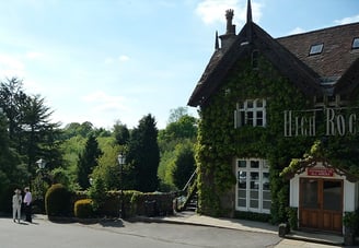 The outside of The High Rocks (front)
