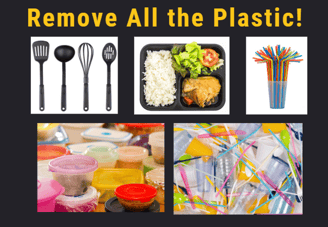 remove the plastics