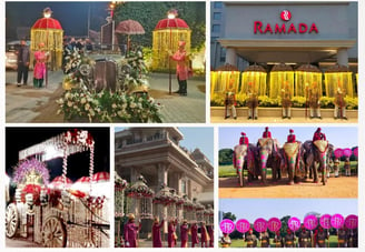 STUNNING DECORATIONS OF BARAAT ELEMENTS BY GEET EVENTS