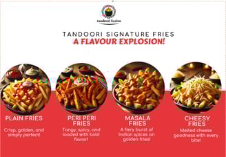 A vibrant spread of authentic Pakistani fusion street food from Tandoori Fusion in Wembley Park