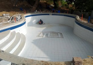 Hasil akhir kolam renang di depok buatan dayanapool