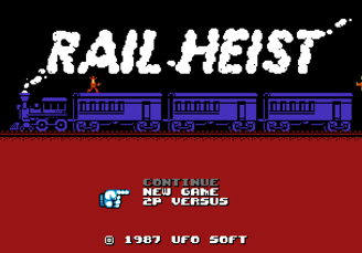 Rail Heist Title Screen