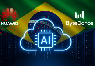 Huawei e ByteDance apostam no Brasil com investimentos bilionários em nuvem e inteligência artificia