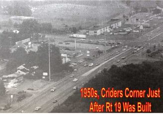 Criders Corner and old Rt 19