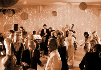 The Hipcats at the Matara Centre in Gloucestershire near Tetbury - jazz band, swing band wedding band for hire