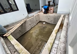 Proyek kolam renang di Bandung yang dikerjakan oleh Dayanapool