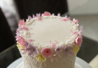 Celebration Cake Sugar Flowers