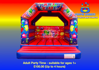 Adult Suitable Party Time Bouncy Castle Hire Plymouth