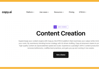 a website page with a white background and a purple background