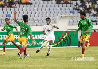 "Comfort Owusu, Ghanaian female football player, excelling as a right-sided attacking full-back and 