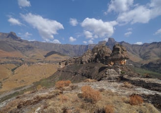 Tugela gorge walk and Policemans Helmet, Thendele Upper Camp, Drakensberg Amphitheatre, South Africa