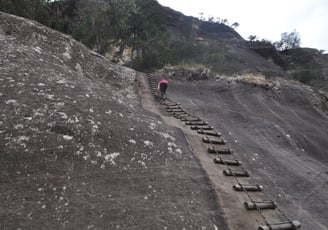 Tugela gorge walk and Policemans Helmet, Thendele Upper Camp, Drakensberg Amphitheatre, South Africa