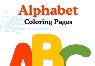 ABC Coloring pages for kids
