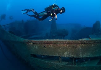 Bowbelle Wreck south of Madeira