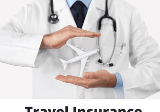 a doctor holding a plane model of a plane