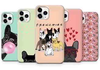 5 custom printed phone cases (Dogs)