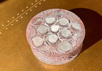 a decorative box with a decorative pattern on it