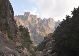 Tugela gorge walk and Policemans Helmet, Thendele Upper Camp, Drakensberg Amphitheatre, South Africa