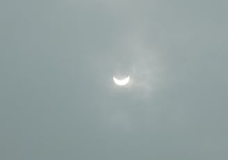 Nick and Tracey Billington in Hangzhou at the total solar eclipse, China