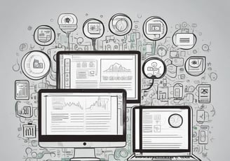 Image of computer screens with traffic
