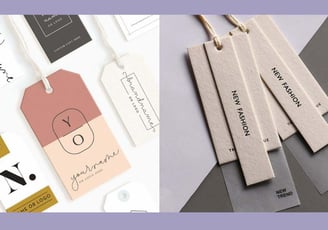 personalized apparel hang tag cards