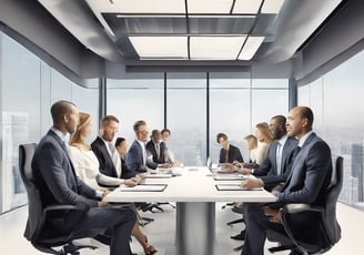 blue and white round illustration