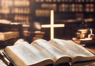 blue and white round illustration