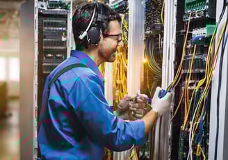 person using MacBook Pro