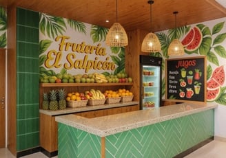 Diseño de fruteria tropical