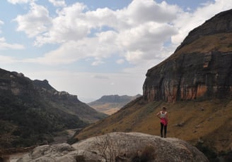 Tugela gorge walk and Policemans Helmet, Thendele Upper Camp, Drakensberg Amphitheatre, South Africa