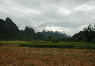 Yangshuo County, near the river Li, China