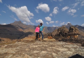 Tugela gorge walk and Policemans Helmet, Thendele Upper Camp, Drakensberg Amphitheatre, South Africa