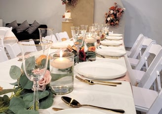 Candles brings that perfect ambiance to your special event