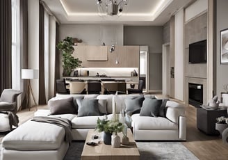 gray concrete wall inside building