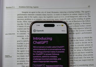 CHATGPT application a mobile phone