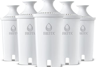Brita Standard Replacement Filter, Reduces Contaminants while keeping healthy minerals, Certified by