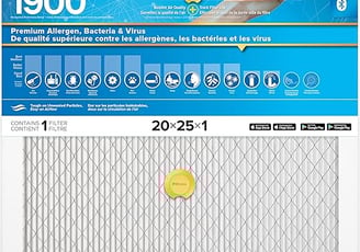 Filtrete 20x25x1 Smart Furnace Filter, MPR 1900 MERV 13, 1-Inch Premium Allergen, Bacteria and Virus