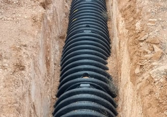 Arc Q5 Leach field installed By Red Dirt Ditching and Septic LLC In Ropesville, Texas