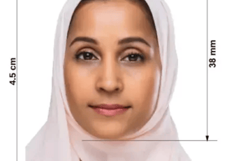 UAE visa photo size