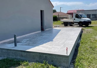 Création d'une terrasse extérieure