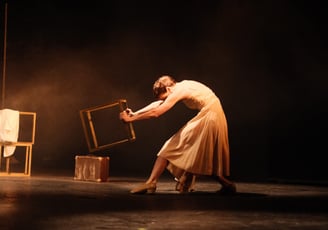 a woman dancing