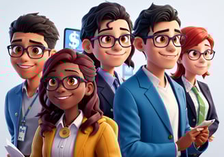 group of young adult entrepreneurs